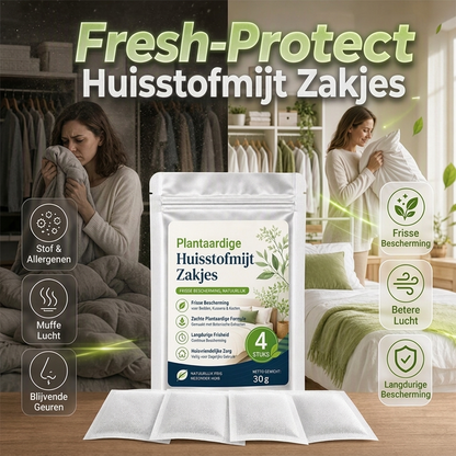 🌿 1+1 GRATIS! Plantaardige Mijtenwerende Zakjes – Natuurlijke Bescherming Tegen Huisstofmijt 🛏️✨