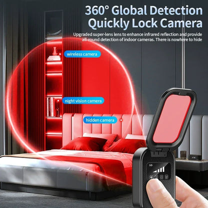🕵️ Verborgen Camera & RF-Detector | Privacy-Tool Voor Onderweg