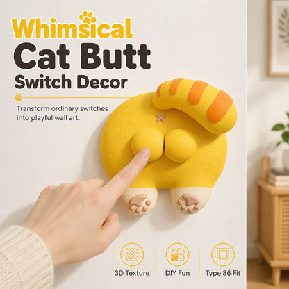 Schattig Kattenkontje Schakelaarhoesje