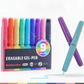 Set van 9 uitwisbare gelpennen in verschillende kleuren