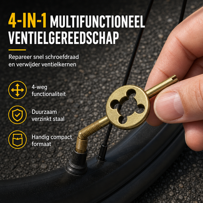 Schrader Ventielkern Verwijderaar voor Elektrische Fietsen en Scooters