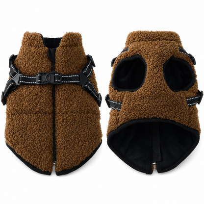📢📢50% KORTING !! ⏰ Winterjas voor Honden – Geïntegreerd Harnas & Reflecterende Strepen ✨
