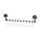 Suction Cup Sliding Hook Rack