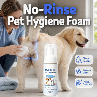 Spoelvrij droogreinigingsschuim voor honden en katten