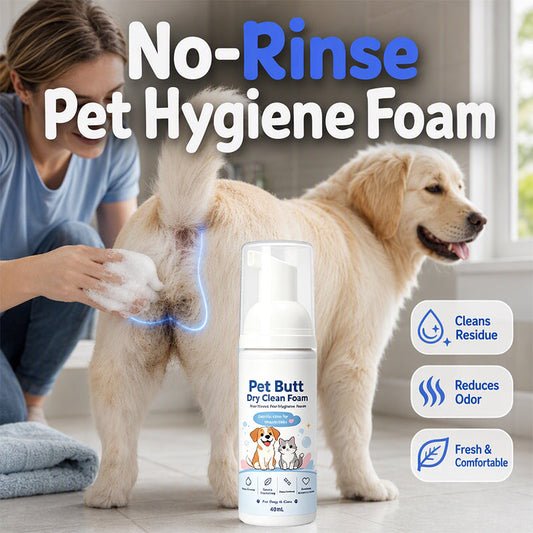 Spoelvrij droogreinigingsschuim voor honden en katten