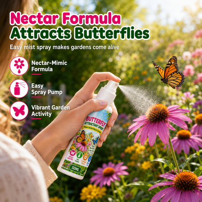 Vlinderlokkende geurspray voor de tuin