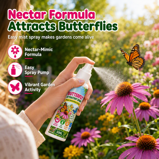 Vlinderlokkende geurspray voor de tuin