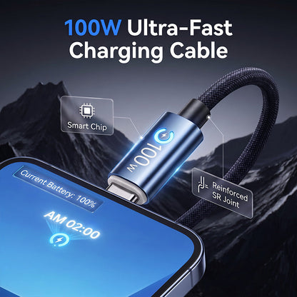 🔥💻 50% KORTING! Stop met kabels die breken of je batterij slopen! Dé 100W USB-C snellader met automatische stroomonderbreking & E-marker chip – universeel, duurzaam, altijd klaar!