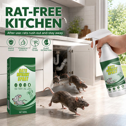 Natuurlijke plantaardige spray tegen ratten en muizen