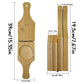 Mini houten bakbananenpers met vormbakje, 2-in-1