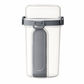 Draagbare Dubbellaagse Plastic Saladebeker