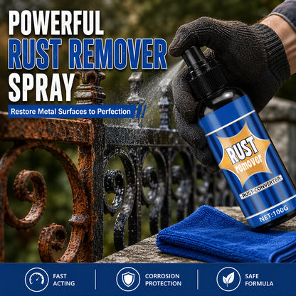 Roestverwijderaar Spray 100 g en Beschermende Roestomvormer voor Metaal
