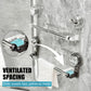 No-Drill Adjustable Suction Cup Towel Bar