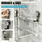 No-Drill Adjustable Suction Cup Towel Bar