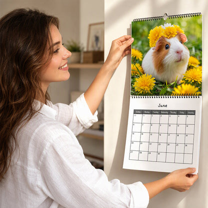 Schattige Cavia Wandkalender 2027