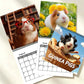 Schattige Cavia Wandkalender 2027
