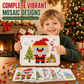Kinderen Kerst 3D Paddenstoel Nagelbord Speelset