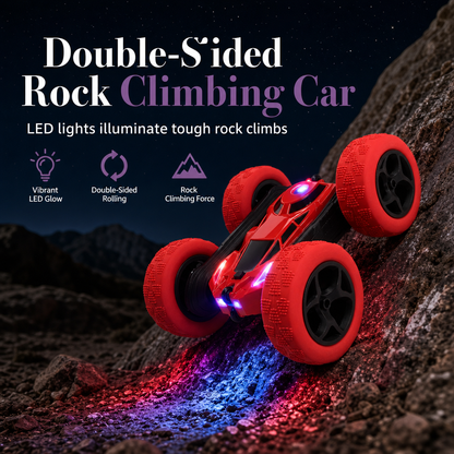 Remote Control Double-Sided Tumbling Stunt Car Rotating Toy