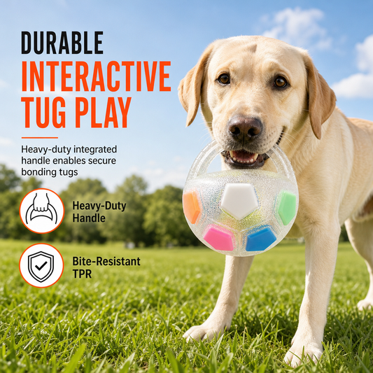 Interactieve Voetbal voor Honden met Treklipjes