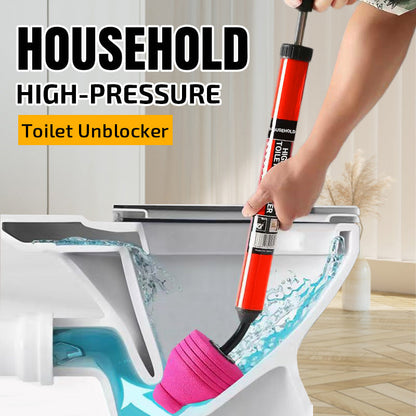 ⏳ Tijdelijke aanbieding⏳ Handmatige luchtdruk ontstopper voor geschikte toilet en afvoeropeningen Met T handgreep en verstelbare kop in oranjerood