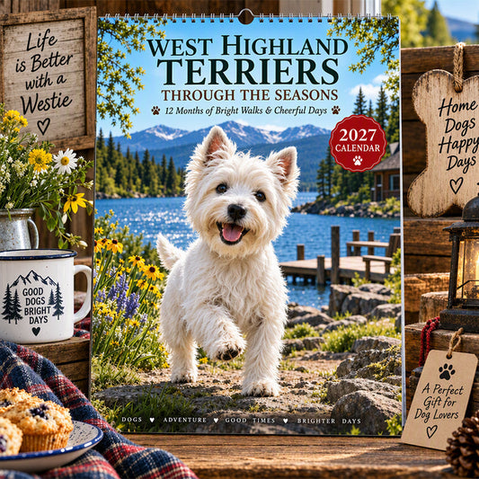 West Highland Terriërs Kalender 2027
