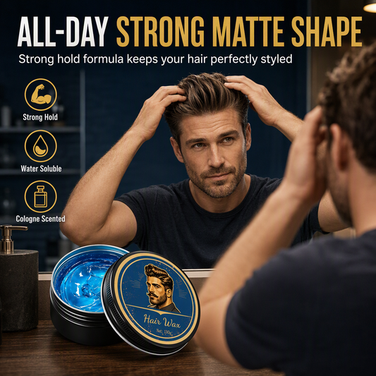 Cologne Geurende Haarpommade voor Heren (130g) - Langdurige Fixatie & Volume Styling Wax