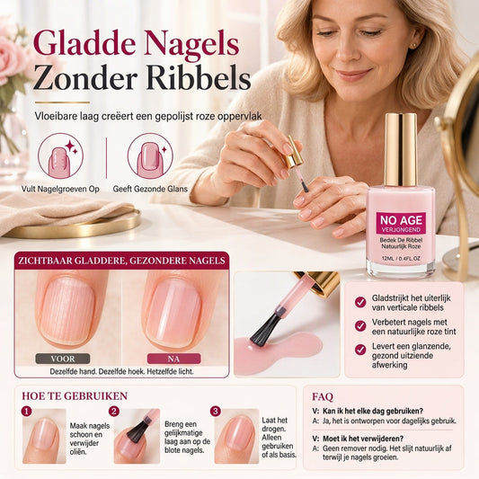 Delen onmiddellijk gladmaken! Natuurlijke opvuller voor nagelribbels