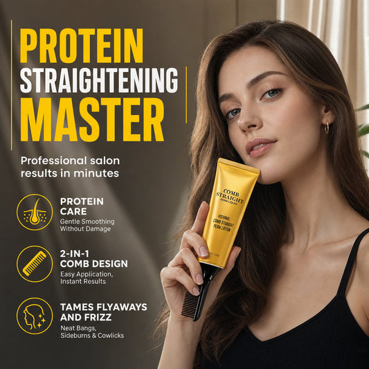 Proteïne Haarstijlcrème met Geïntegreerde Stylingkam