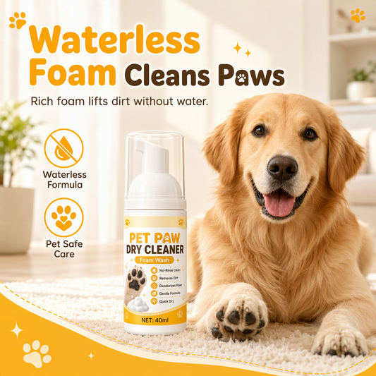 Waterloos Reinigingsschuim voor Honden- en Kattenpootjes