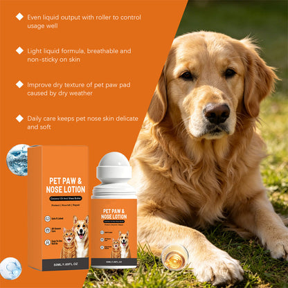 🎃KOOP 1 KRIJG 1 GRATIS!🐾Roll-On Vochtinbrengende Lotion Voor Poten En Neus Van Honden – Eenvoudige Dagelijkse Verzorging