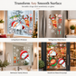 Statische PVC Kerst Raamstickers