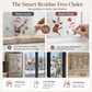 Statische PVC Kerst Raamstickers