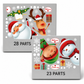 Statische PVC Kerst Raamstickers