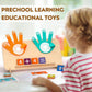 Educatief Rekenspel met Houten Cijferblokken & Vingerbord