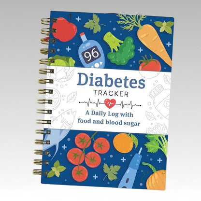 Diabetes Tracker Boek met Voedingslijst