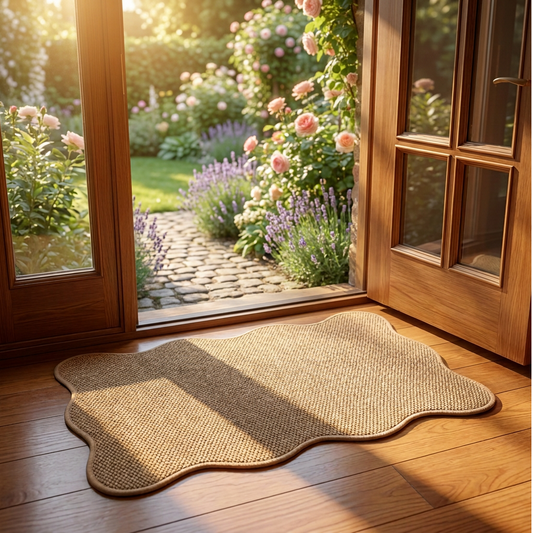Antislip Vloerkleed van Imitatiejute