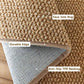 Antislip Vloerkleed van Imitatiejute