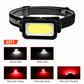 USB Oplaadbare LED Hoofdlamp met Bewegingssensor