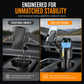 2-in-1 Bekerhouder en Telefoonhouder voor de Auto – Multifunctionele Drankhouder & Telefoonstandaard