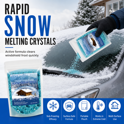 Winter Car Windshield Deicing and Snow Melting Agent 100g Bag and Snow Remover for Vehicle Windows
