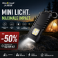 🔦Mini-LED-sleutelhangerzaklamp ✨ USB-oplaadbare krachtige zaklamp | 🧲 Magneetwerklamp | 🧢 Petlamp | 🚶 Veiligheidslamp voor 's nachts | ⚡ Multifunctioneel noodverlichtingsapparaat voor buiten