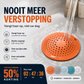 😩 Gedaan met water dat in de badkamer blijft staan! Haarfilter voor de badkamer 🚿 Vangt automatisch uitvallend haar op – een geweldig hulpmiddel om verstoppingen in de afvoer te voorkomen. Zo blijft de afvoer moeiteloos vrij.