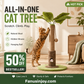 🐱Kattenparadijs! Katten zijn van nature speels. Kokospalm Kattenkrabpaal